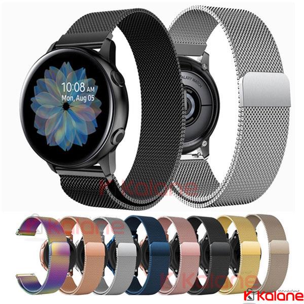 بند ساعت هوشمند Samsung Galaxy Watch Active مدل استیل حصیری